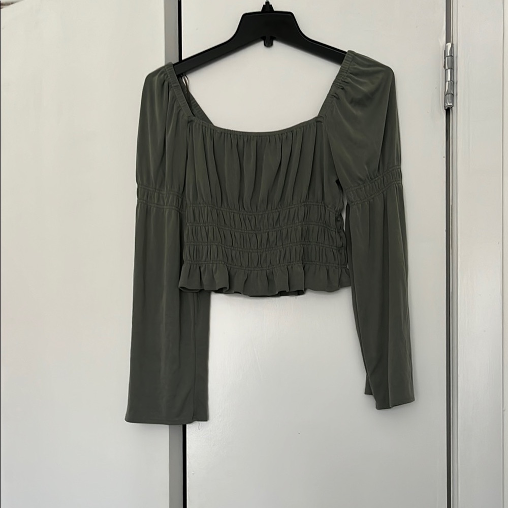 Olive Green Top